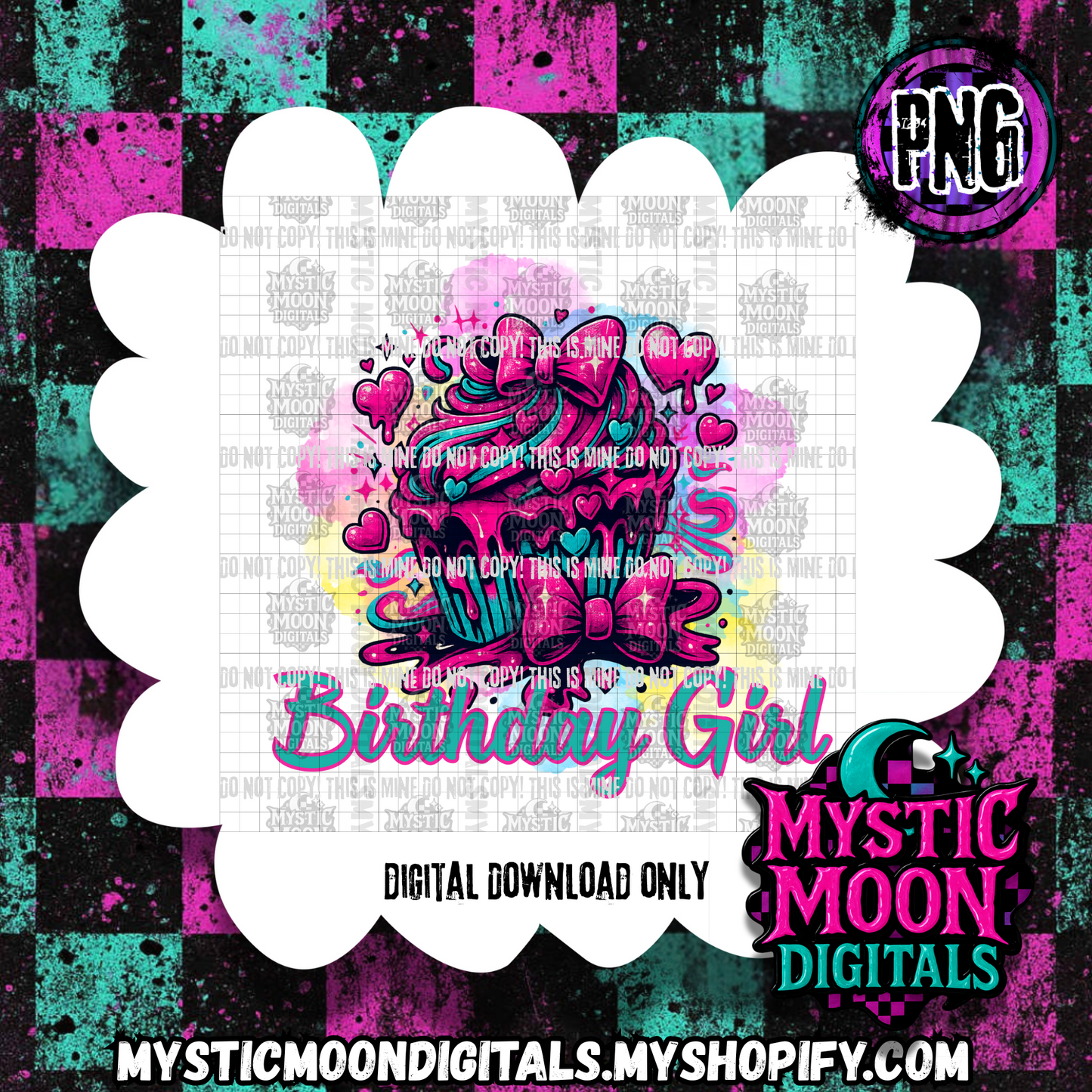 Birthday Girl PNG | Digital File | Digital Download Only