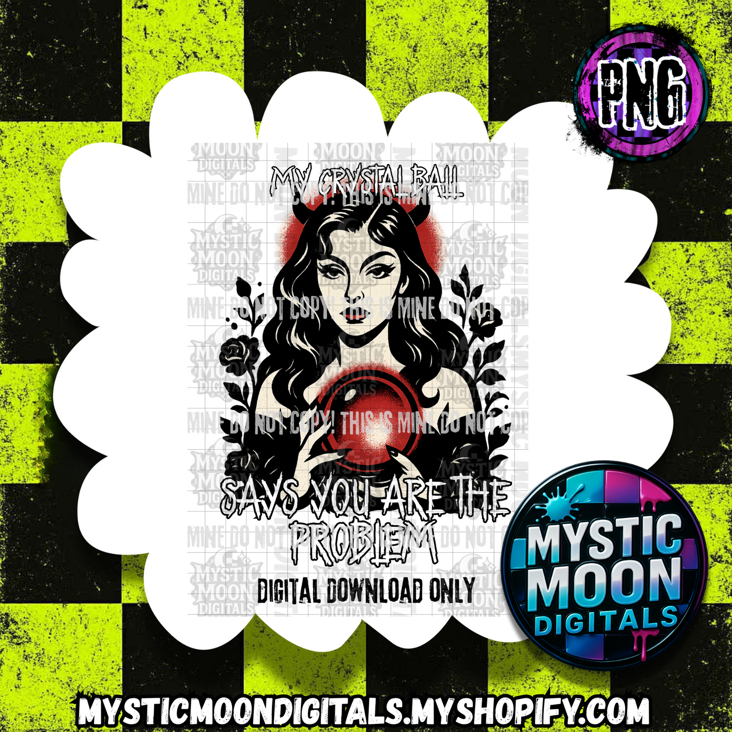 My Crystal Ball PNG | Digital File | Digital Download Only