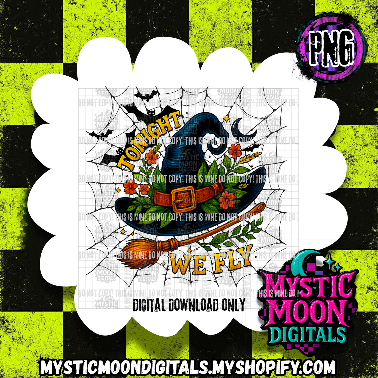 Tonight We Fly PNG | Digital File | Digital Download Only