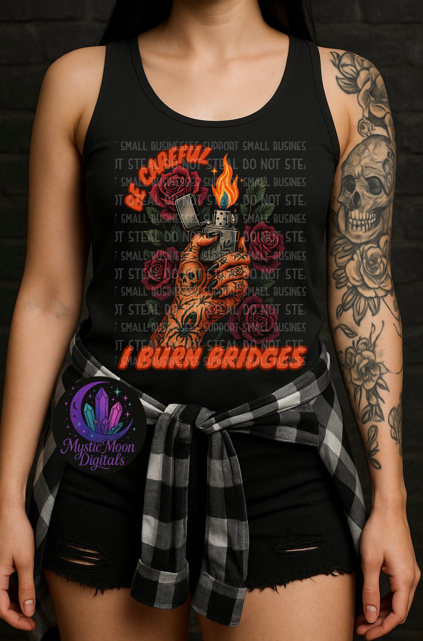 Be Careful I Burn Bridges PNG | Digital File | Digital Download Only