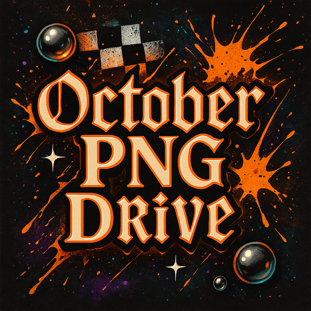 October PNG Drive | Digital Files