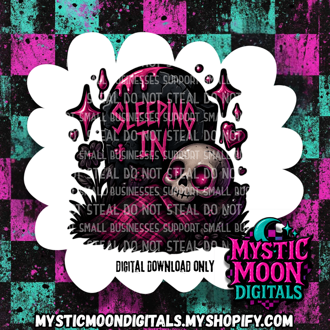 Sleeping In PNG | Digital File | Digital Download Only