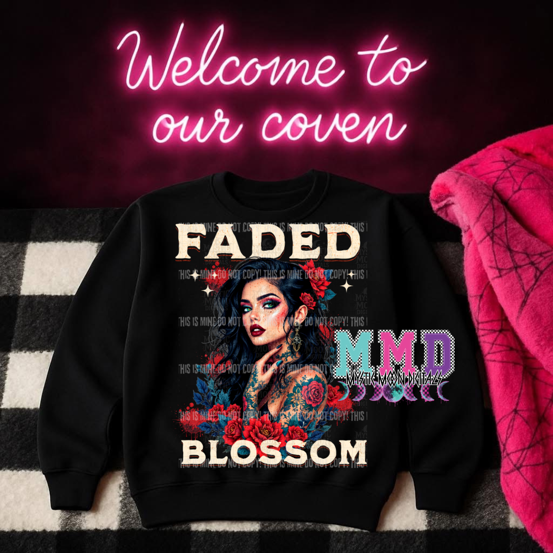 Faded Blossom PNG | Digital File | Digital Download Only