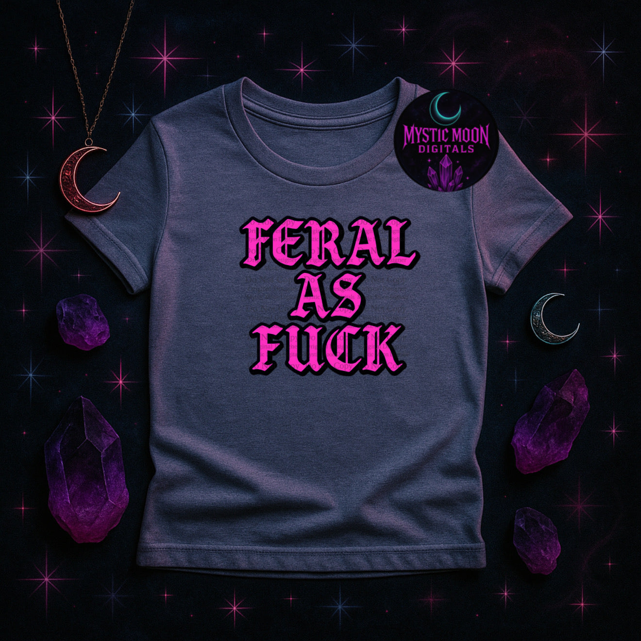 Feral As F PNG | Digital File | Digital Download Only