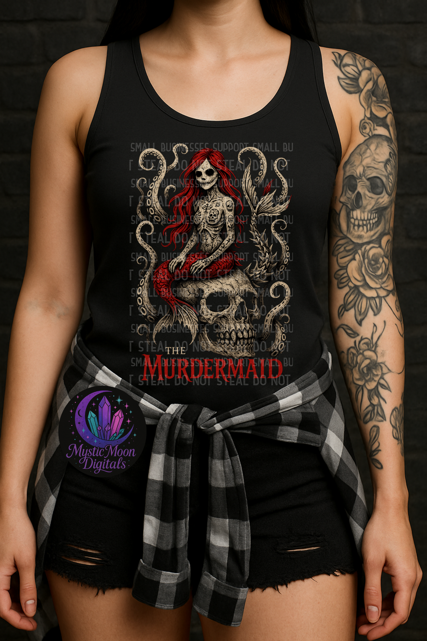 Murdermaid PNG (Recommend BLACK SHIRT ONLY)| Digital File | Digital Download Only