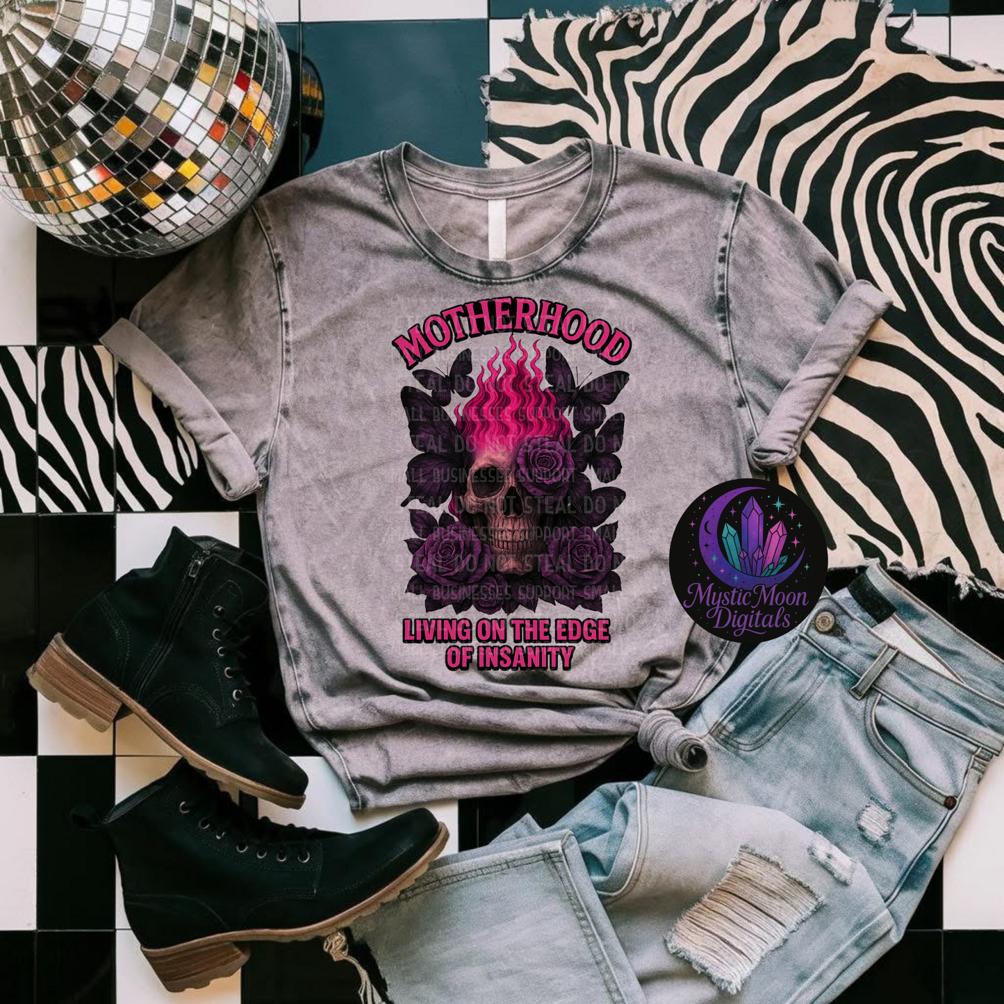 Motherhood Edge Of Insanity PNG | Digital File | Digital Download Only