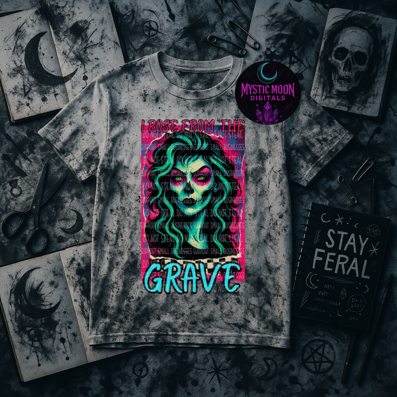 I Rose From The Grave PNG | Digital File | Digital Download Only