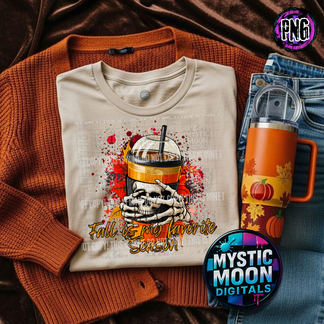 Fall Is My Favorite Season PNG | Digital File | Digital Download Only