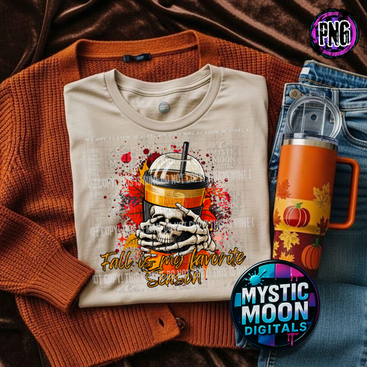 Fall Is My Favorite Season PNG | Digital File | Digital Download Only