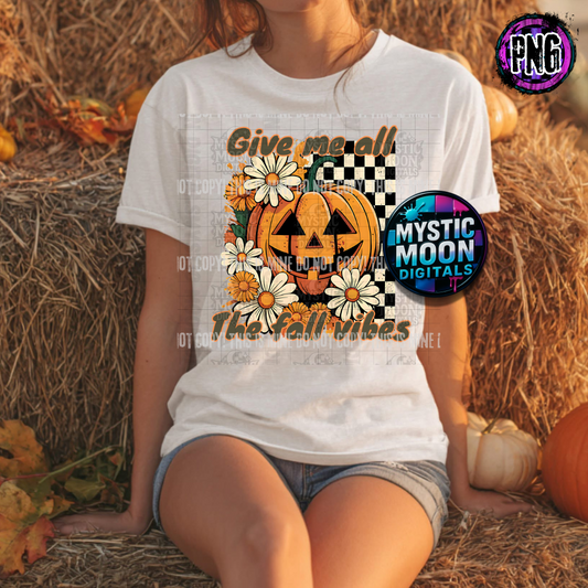 All The Fall Vibes PNG | Digital File | Digital Download Only