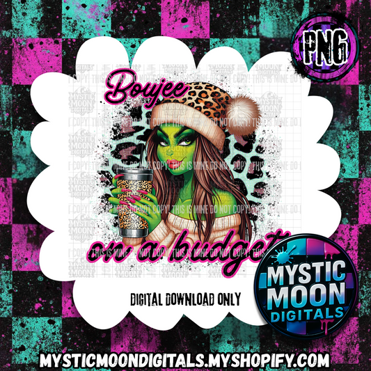 Boujee On A Budget PNG | Digital File | Digital Download Only