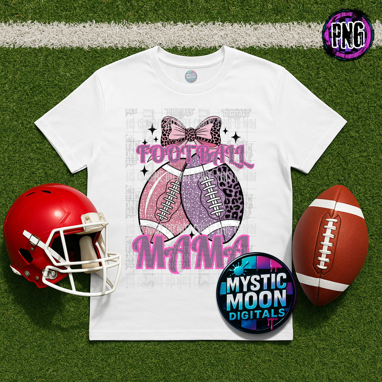 Football Mama PNG | Digital File | Digital Download Only