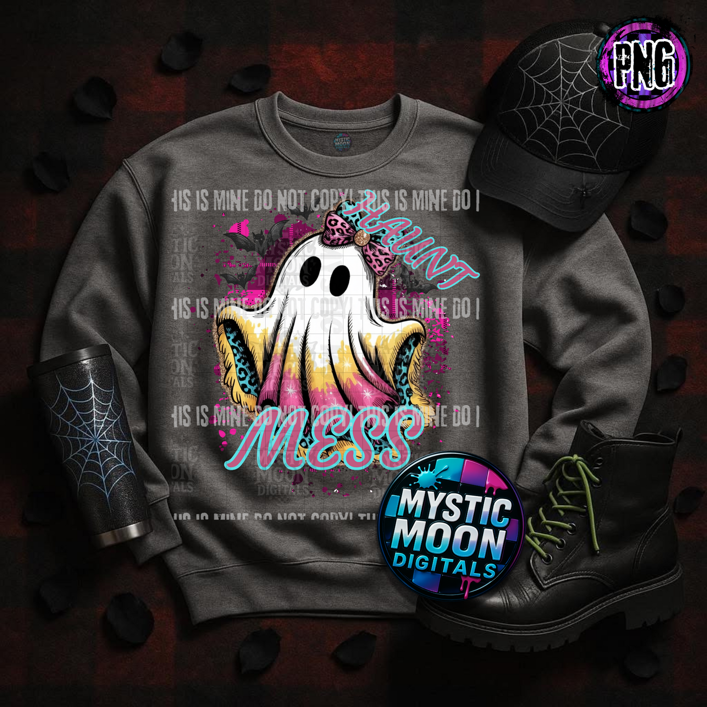 Haunt Mess PNG | Digital File | Digital Download Only