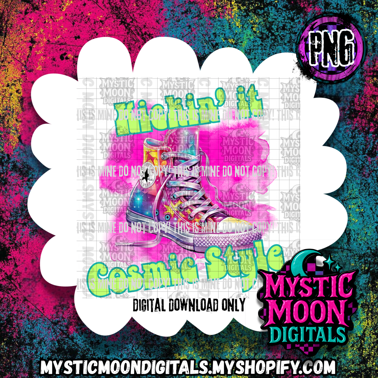 Kicking It PNG | Digital File | Digital Download Only