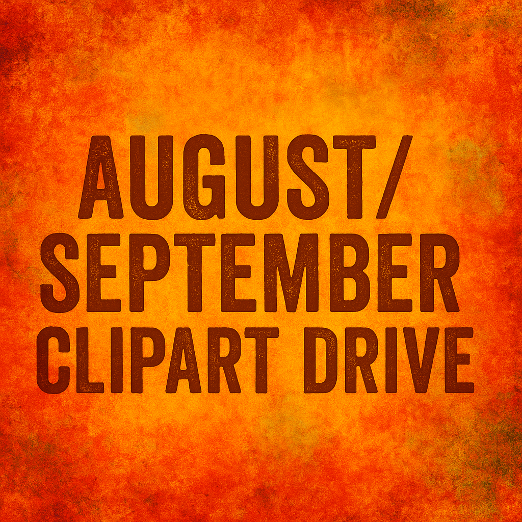 August/September Clipart Drive | Digital Files