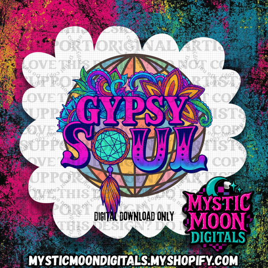 Gypsy Soul PNG | Digital File | Digital Download Only