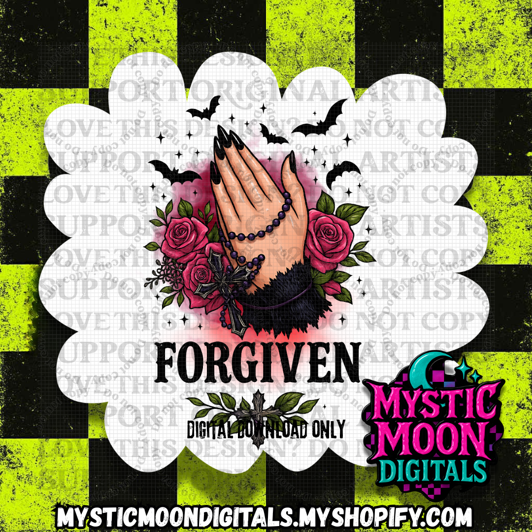 Forgiven PNG | Digital File | Digital Download Only