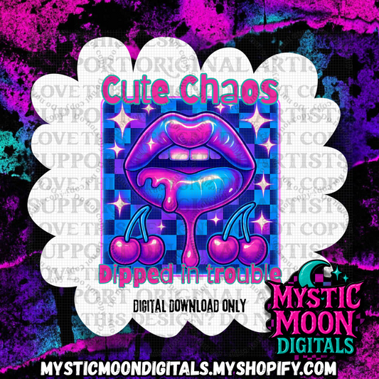 Cute Chaos PNG | Digital File | Digital Download Only