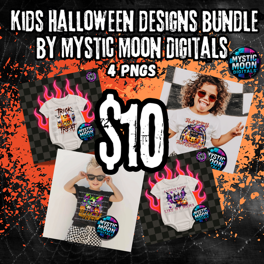Halloween Kids Bundle PNG | Digital Files | Digital Download Only