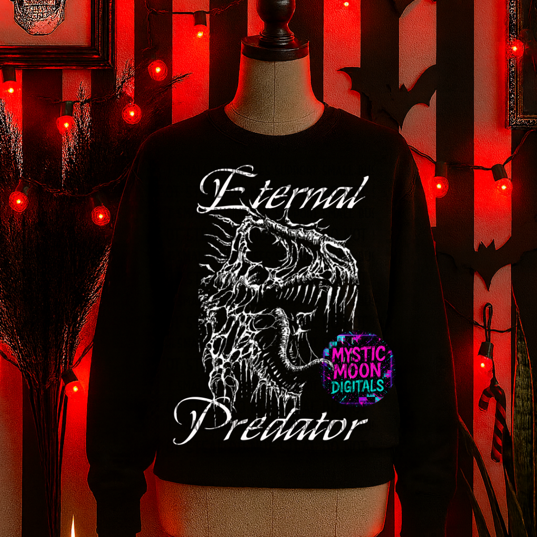 Eternal Predator Knockout (Black Shirt Only) PNG | Digital File | Digital Download Only
