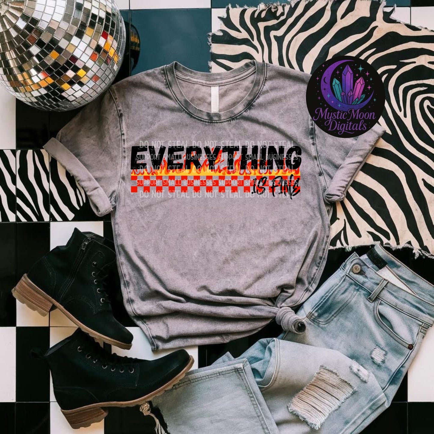 Everything Is Fine PNG | Digital File | Digital Download Only