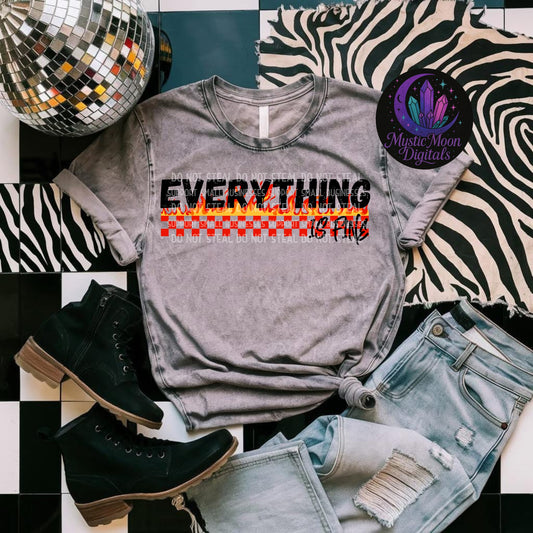 Everything Is Fine PNG | Digital File | Digital Download Only