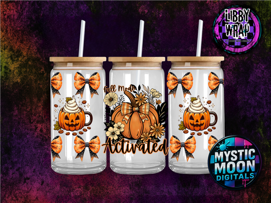 Fall Mode Activated Libby Wrap PNG | Digital File | Digital Download Only