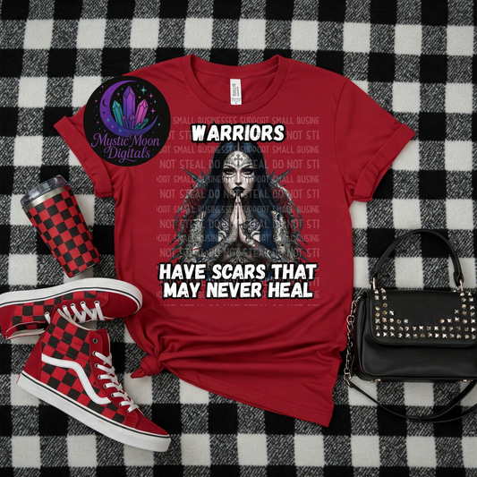 Warriors Have scars PNG | Digital File | Digital Download Only