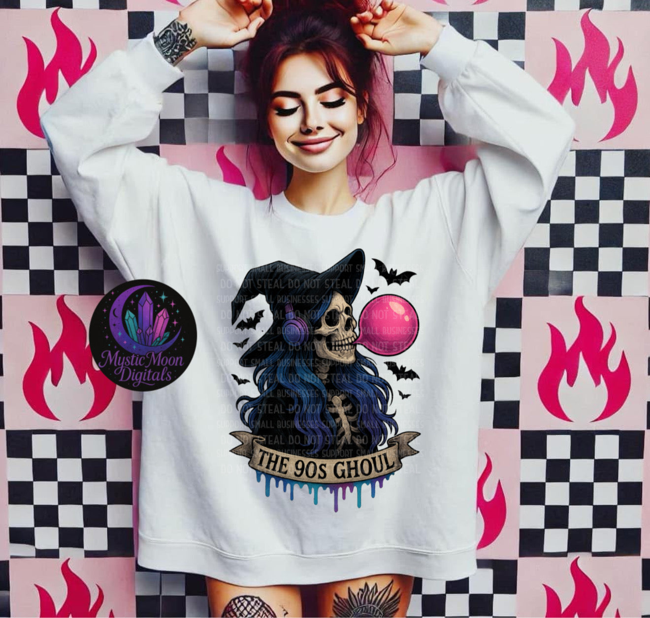 90s Ghoul V2 PNG | Digital File | Digital Download Only