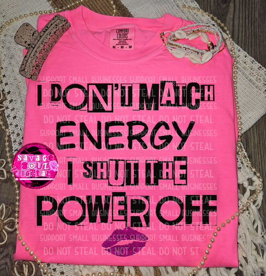 I Shut The Power Off PNG | Digital File | Digital Download Only