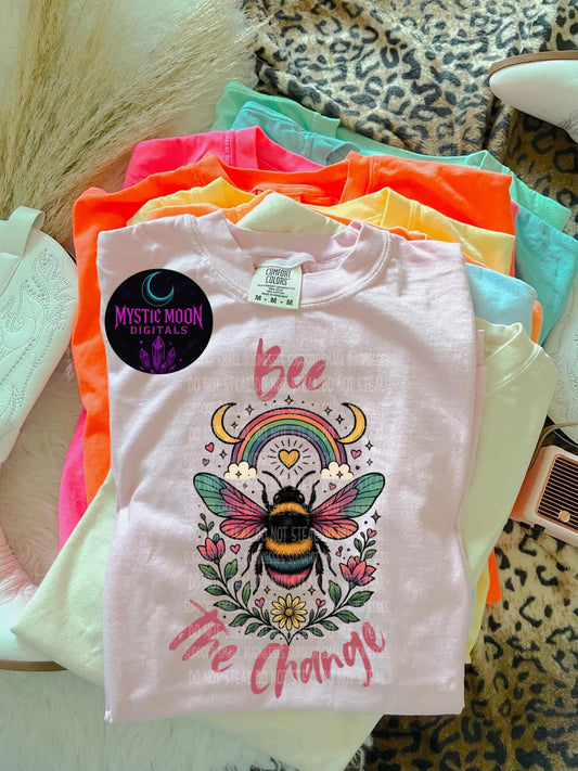 Bee The Change PNG | Digital File | Digital Download Only