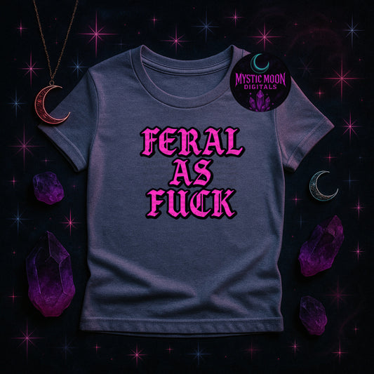 Feral As F PNG | Digital File | Digital Download Only