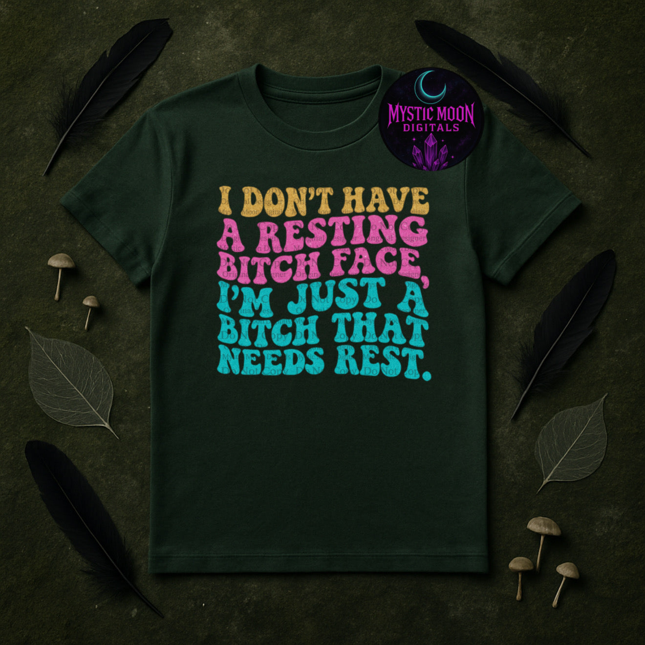 Resting B Face PNG | Digital File | Digital Download Only