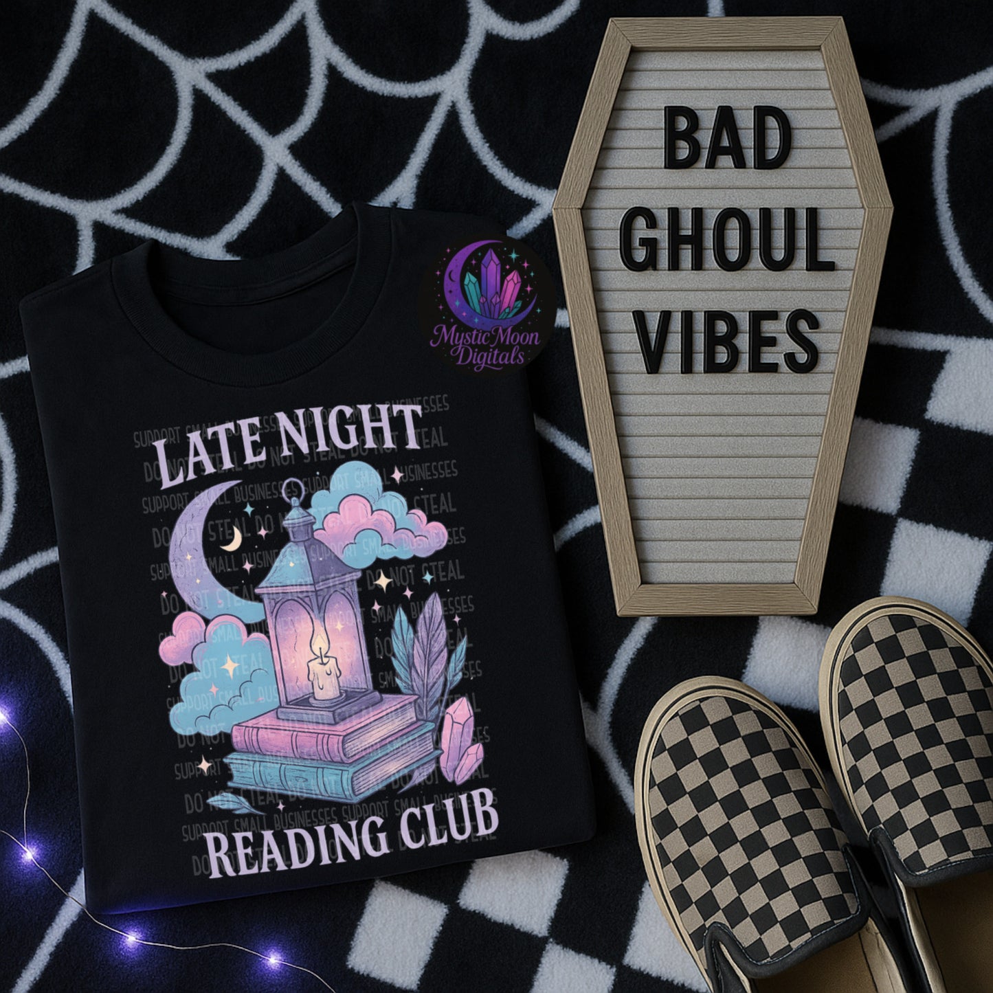 Late Night Reading Club PNG | Digital File | Digital Download Only