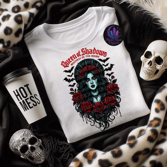 Queen Of Shadows PNG | Digital File | Digital Download Only