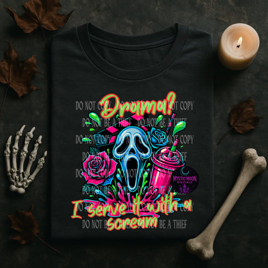 Drama Scream PNG | Digital File | Digital Download Only