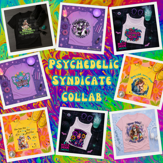 Psychedelic Syndicate Collab | PNG | Collabs | Digital Files Only | Digital Download Only