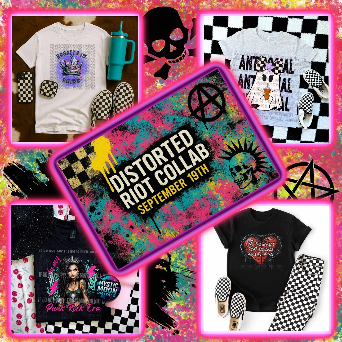 Distorted Riot Collab | PNG | Collabs | Digital Files Only | Digital Download Only