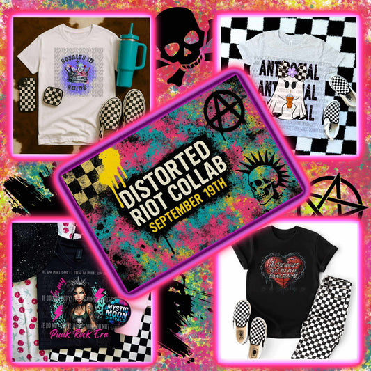 Distorted Riot Collab | PNG | Collabs | Digital Files Only | Digital Download Only