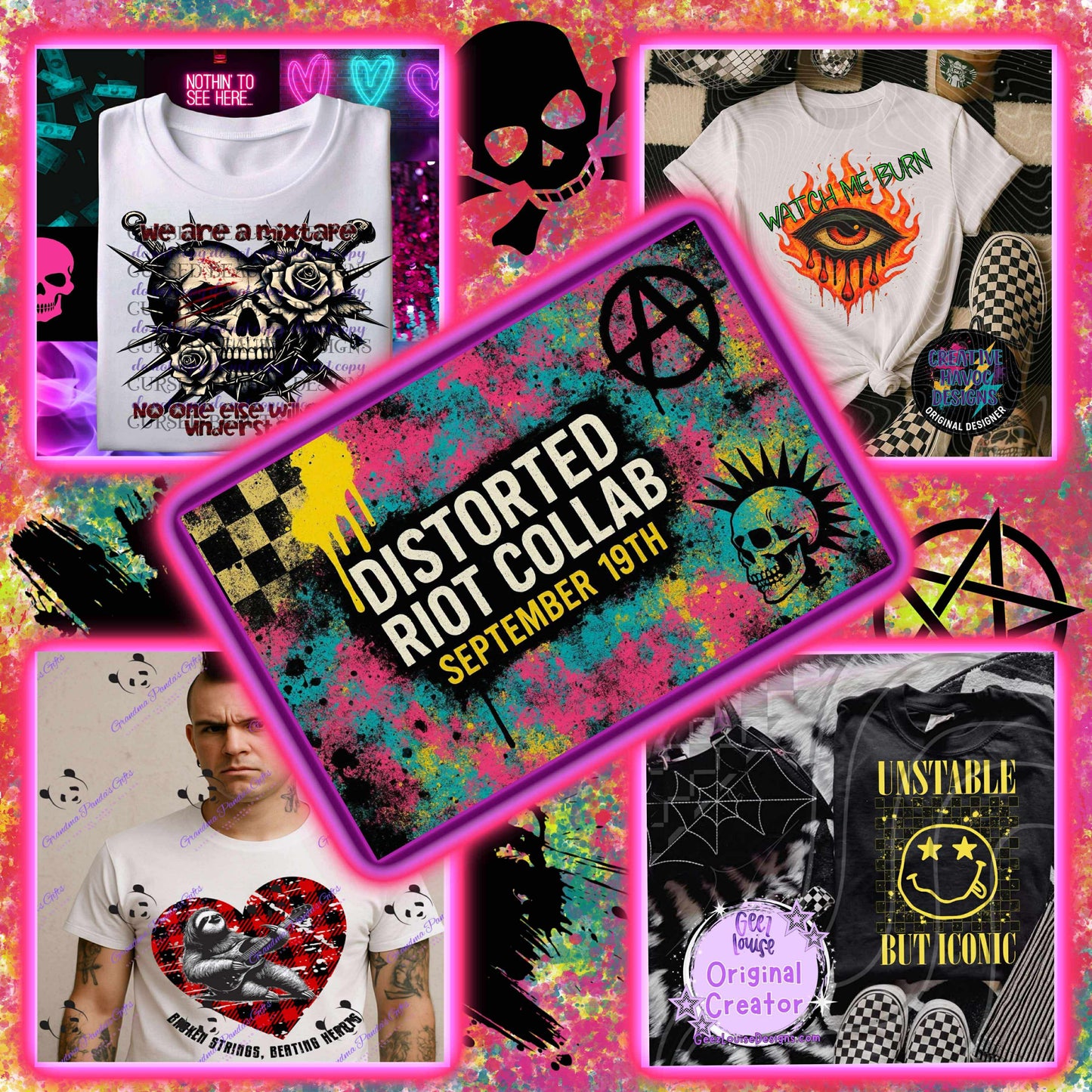 Distorted Riot Collab | PNG | Collabs | Digital Files Only | Digital Download Only