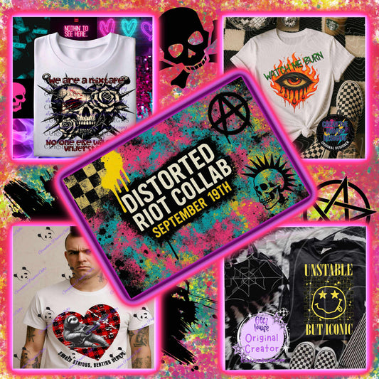 Distorted Riot Collab | PNG | Collabs | Digital Files Only | Digital Download Only