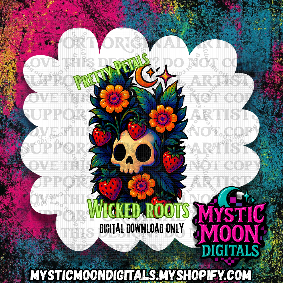 Pretty Petals PNG | Digital File | Digital Download Only