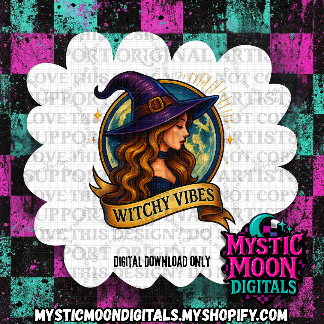 Witchy Vibes PNG | Digital File | Digital Download Only