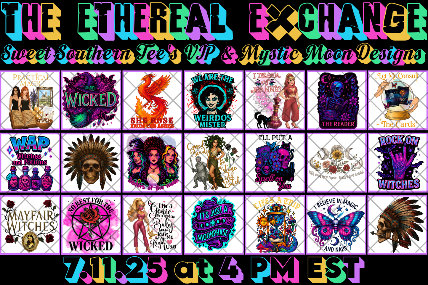 Ethereal Exchange Collab With Sweet Southern Tee's | PNG | Collabs | Digital Files Only