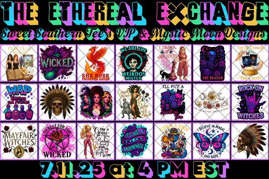 Ethereal Exchange Collab With Sweet Southern Tee's | PNG | Collabs | Digital Files Only