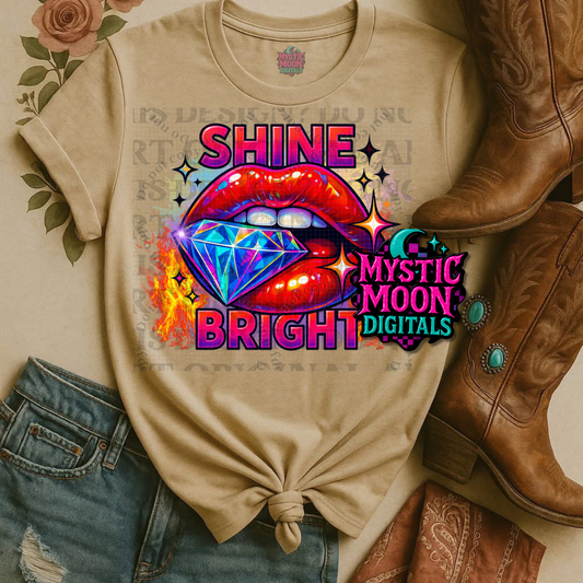 Shine Bright PNG | Digital File | Digital Download Only