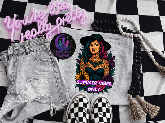 Summer Vibes Only PNG | Digital File | Digital Download Only