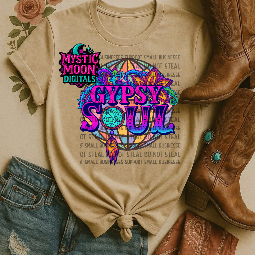 Gypsy Soul PNG | Digital File | Digital Download Only