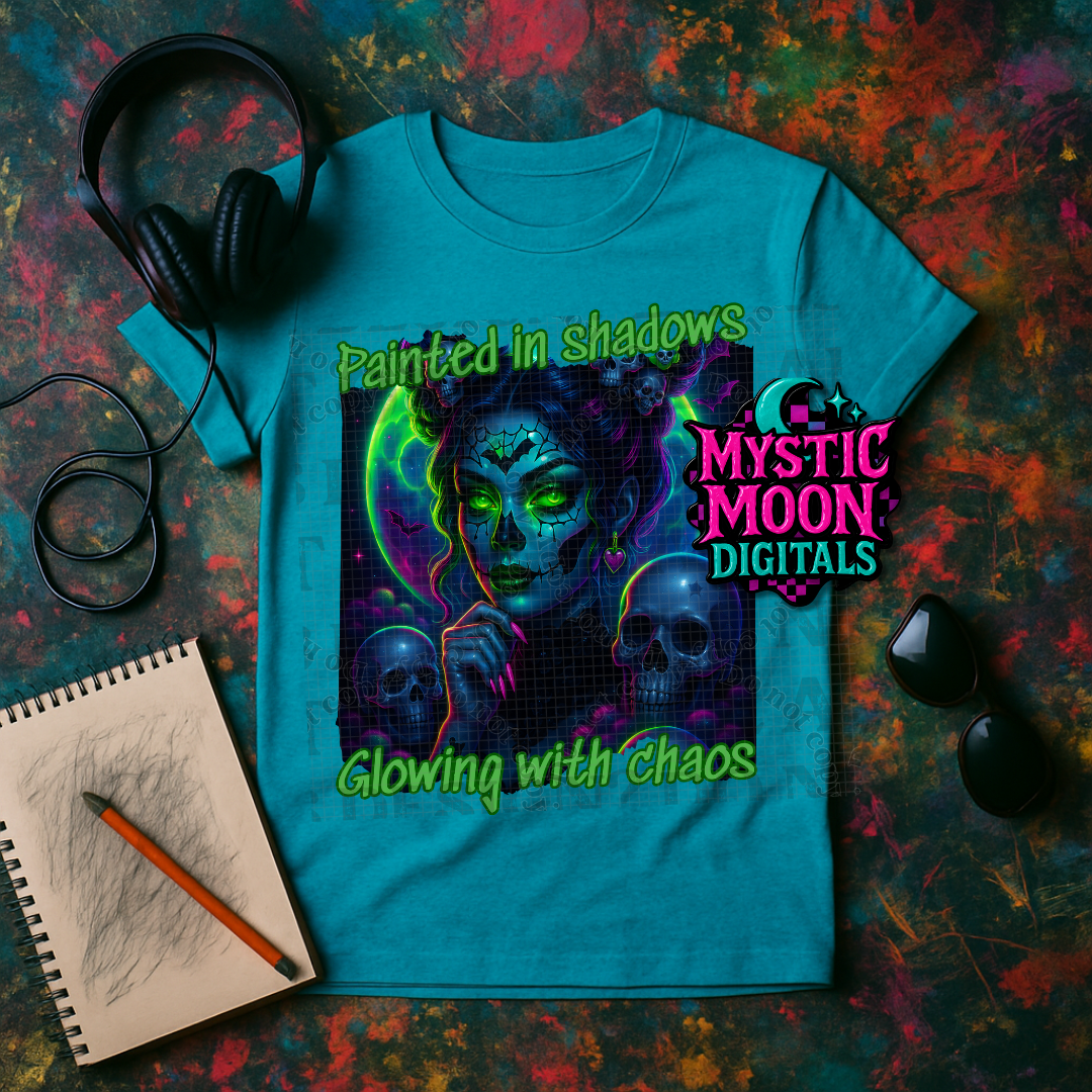 Painted In Shadows PNG | Digital File | Digital Download Only